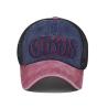 Buy cheap Unisex Embroidery Mesh Trucker Caps Plain Foam Polyester 2.5cm Visor from wholesalers
