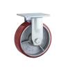 Buy cheap Zinc Plated Heavy Duty Industrial PU Caster Wheel 4"/5"/6"/8" with Brake from wholesalers