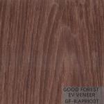 Apricot Brown Wood Veneer Dyed Engineered Veneer For Cabinet Face