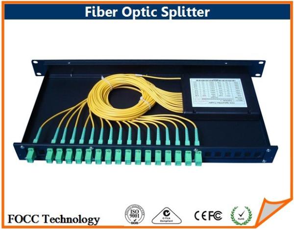 Buy cheap Broadband OM3 Fiber Optic Splitter , Multi Mode Fused Coupler With Various Connectors from wholesalers