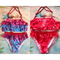 Buy cheap Baby Girl Swimsuit Ruffle Tankini Bikini 2 Piece Swimwear Bikini product