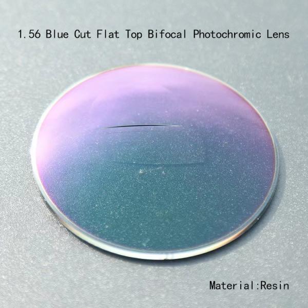 Buy cheap Quality Lenses 1.56 Blue Cut Flat Top Bifocal Photochromic Lens from wholesalers