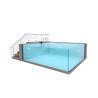 Buy cheap Family Sports Above Ground Fiberglass Portable Endless Swimming Pool with Fliter Pump from wholesalers