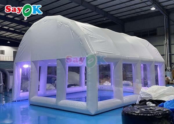 Buy cheap PVC Inflatable Swimming Pool Enclosure Above Ground Winter Dome Pool Covers from wholesalers
