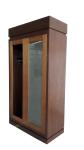 2 glass door teak wood custom Custom made tall cabinet Wardrobe,closet