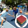 Buy cheap Non Slip Outdoor Basketball Court Mat 1.81cm polypropylene interlocking tiles from wholesalers