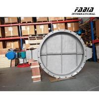 Buy cheap Pneumatic High Temperature Smoke Butterfly Valve Good Regulation Performance For product