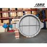 Buy cheap DN500 Pneumatic Marine Butterfly Valve BV High Temperature valve High Efficiency Emission Reduction from wholesalers