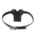 Men'S Vintage Cowhide Leather Running Belt Pouch For Mobile