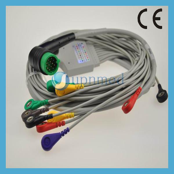 Buy cheap Lifepak12 Medtronic Physio-Control 10 lead ECG Cable with leadwires from wholesalers