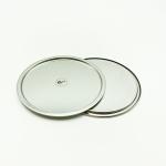 Silver Tinplate ring+lids+bottom, customized color, thickness and mold