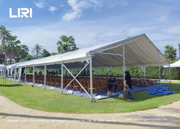 Quality New Party Tent 12x42m White Color Aluminum Tent For Outdoor Wedding Events for sale