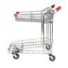 Buy cheap Zinc Double Layer Heavy Duty Warehouse Trolley Supermarket Tally Trolley from wholesalers
