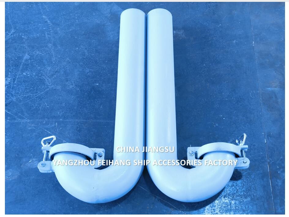 Marine Deck Goose Neck Ventilation Diameter 100mm, Round Type, With Flap Valve (Goose Neck Shall Be Closable)