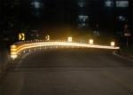 Highway Safety Yellow Plastic Roller Guardrail Road Barrier System 100kn/H