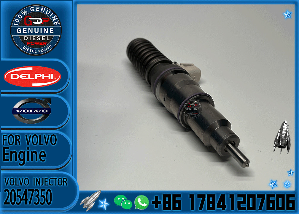 Genuine New Remanufactured Engine Parts Diesel Fuel Injector 20547350 20547351 20555521 For D13 D12 E3 Engine