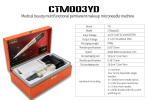 YD Electric Excellent Permanent Makeup Tattoo Machine Kit For Women For Eyebrow