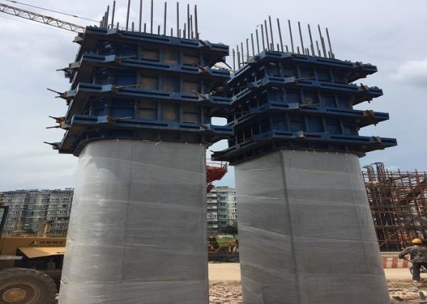 Buy cheap Bridge Highway Pier Cap Shuttering , Concrete Column Forms Safety Reusable from wholesalers