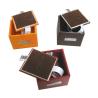 Buy cheap Plastic Mould Keepsake Gift Boxe For Men's Cufflink Croco veins Metal Trademarks from wholesalers