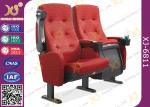 Molded PU Foam Flame Retardant Theatre Seating Chairs Center Distance 580mm