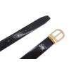 Buy cheap Soft Back Mens Genuine Crocodile Belt Clamp Pin Buckle In Gold Finish from wholesalers