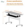 Buy cheap 25mm Top Thickness Collapsible Table for B2B Furniture from wholesalers