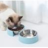 Buy cheap Stainless Steel Double Pet Feeder Bowls With Non Slip Bottom from wholesalers