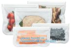 Seal Reusable PEVA Storage Bags ideal For Food Snacks, Lunch Sandwiches, Makeup,