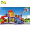 Buy cheap Outside Playground Plastic Children 'S Slide Swing With Play House from wholesalers