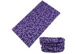 Soft Light Weight Fishing Neck Scarf Digital Printing Labyrinth Style Anti -