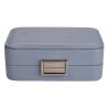 Buy cheap Removable Dividers Small Portable Jewelry Box , Logo Free Personalized Travel Jewelry Case from wholesalers