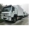 Buy cheap HOWO 6x4 Tri Axle Truck 18t Refrigerator Box Truck White from wholesalers