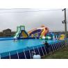 Buy cheap Inflatable Water Slide Park Outdoor Bounce House With Water Pool Park from wholesalers