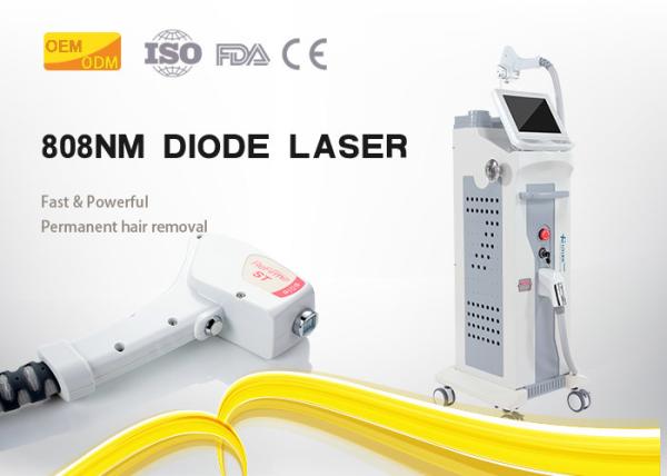 Buy cheap High Frequency 10Hz 808nm Diode Laser Hair Removal Machine 10 - 150 J/CM2 Energy Density from wholesalers