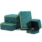 Green Handmade Jewelry Box for Bracelet Necklace Stud Earrings Luxury Ring