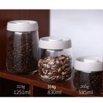 400ml Food Glass Storage Jars Vacuum Sealer Kitchen Storage Jars With Press Lid