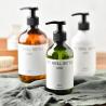 Buy cheap Colorful Empty PET Plastic Drop Bottles 400ml 500ml With Pump from wholesalers