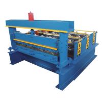 Buy cheap Auto Curved Stone Coated Roof Tile Machine Blue 220V product