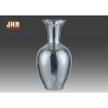 Buy cheap Fiberglass Table Vase Silver Mosaic Glass Vases For Artificial Flowers Home Decorations from wholesalers