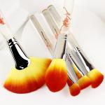 Attractive Makeup Brush 5PCS Copper Ferrule Resin Handle Customized Makeup Brush