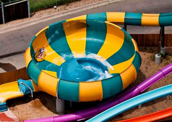 Buy cheap Anti - Crack Fiberglass Space Bowl Slide / Toilet Water Slide Sunproof from wholesalers