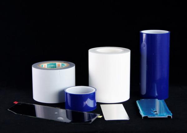 Medium Adhesive Aluminium Protective Film , Glass Protection Film Color