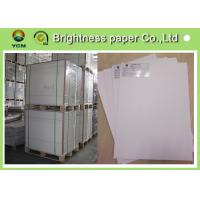 Buy cheap Low Surface Roughness Name Card Paper , Thick White Cardboard Sheets Recyclable product