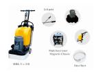 Aluminum Die Casting Gear Box Concrete Floor Grinder 10HP 510MM