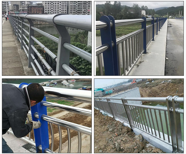 Road Safety Steel Barrier Bridge Guardrail For Traffic Road Standard AASHTO M-180