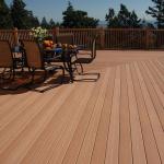 Wood Plastic Composite Decking For Garden Landscaping Density 1.3%-1.4%