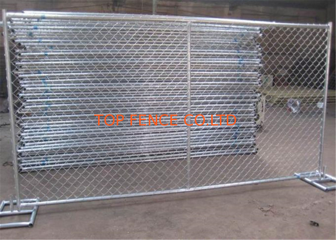 chain mesh temporary construction fence 8ft x 12ft mesh 2-3/8 inch mesh opening x 11.5 gauge wire