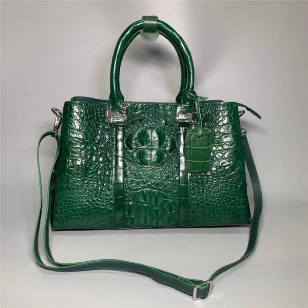Exotic Alligator Skin Women's Working Purse Large Shoulder Bag Authentic True