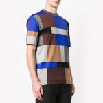 Buy cheap Summer Mens Casual T Shirts , Multi Color Block T Shirt Size XS-XXXXXL from wholesalers