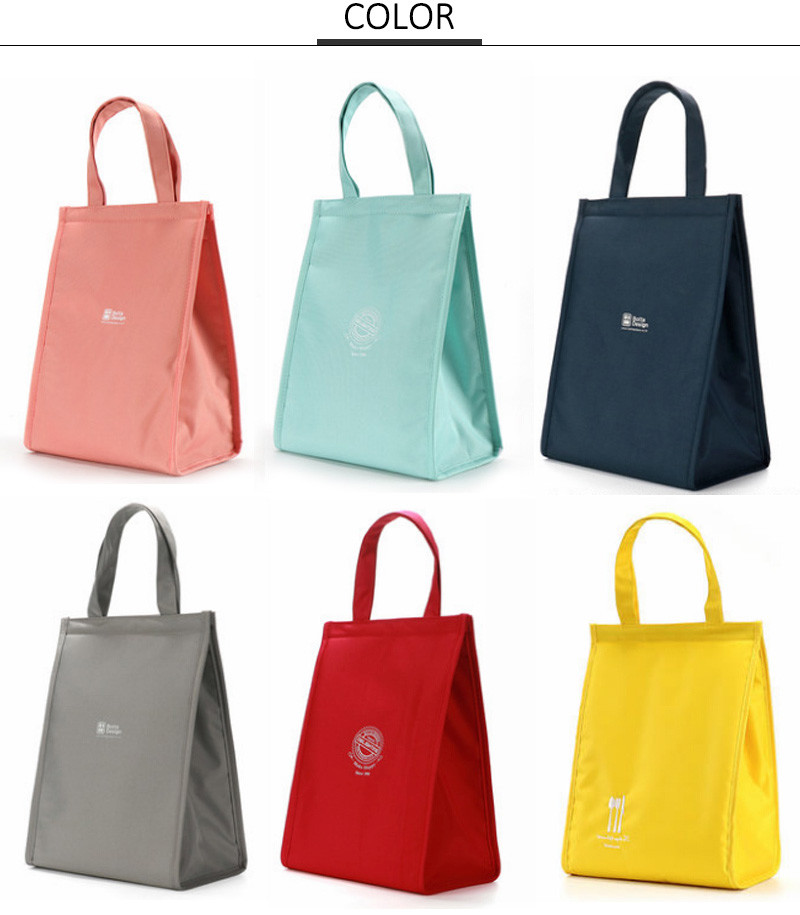 Folding BPA Free Oxford Insulated Lunch Cooler Bags